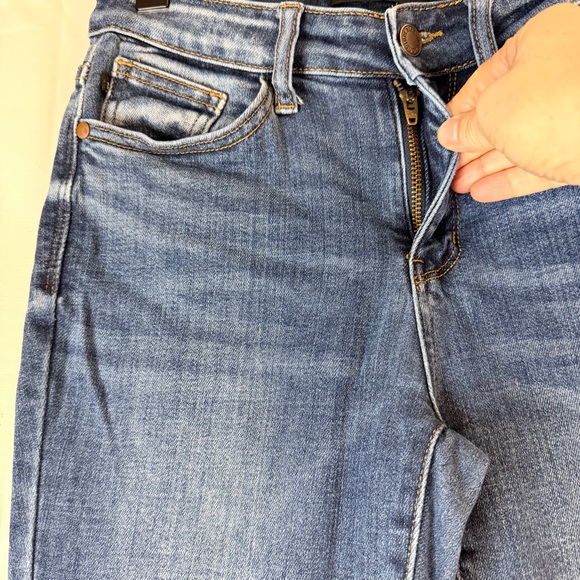 JUDY BLUE Women’s 28 Denim Jeans Skinny Fit Stretch Mid Rise Dark Denim Wash - Picture 6 of 14